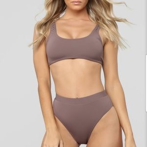 NWT Taupe Bikini